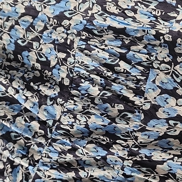Nordstrom Signature Silk Floral Low Neckline Handkerchief Maxi Dress - Picture 2 of 9